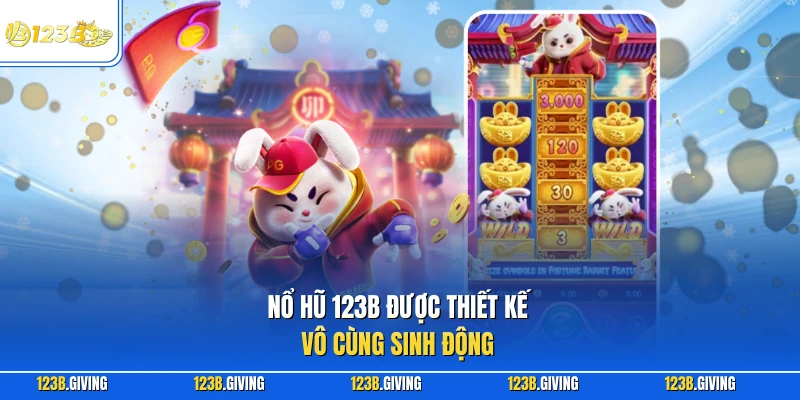 Nổ hũ 123B được thiết kế vô cùng sinh động